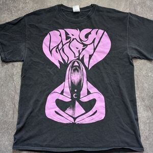 Black wizard old-school T-shirt